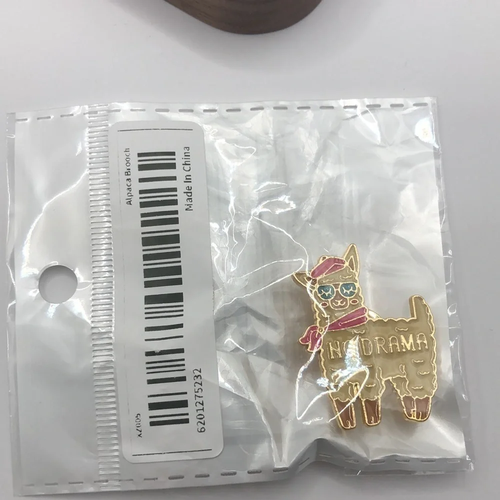 3/$25 “No Drama” Llama Pin